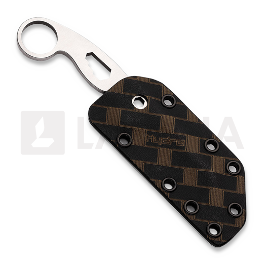 Hydra Knives Buzzard White Hawk Version veitsi, black sheath