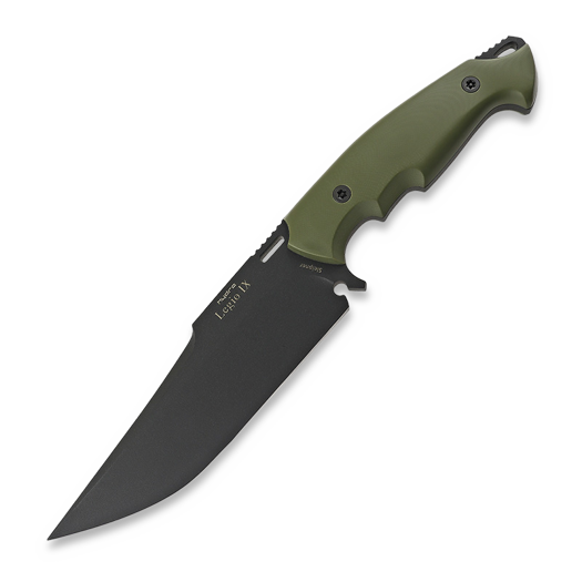 Hydra Knives LEGIO IX Black Finish, Green G-10