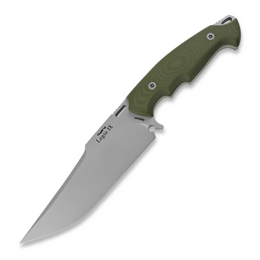 Hydra Knives LEGIO IX Sandblasted, Green G-10