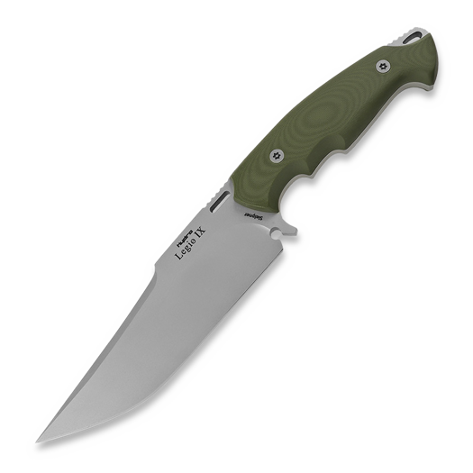 Hydra Knives LEGIO IX Sandblasted, Green G-10