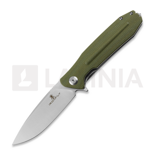 Ironfly Zesty összecsukható kés, Green Micarta