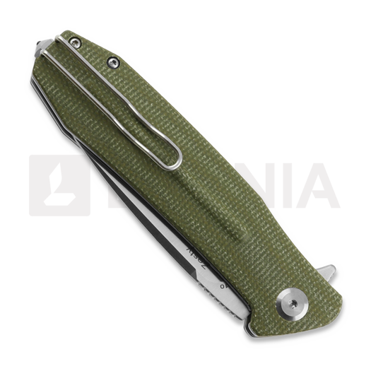 Zav&iacute;rac&iacute; nůž Ironfly Zesty, Green Micarta