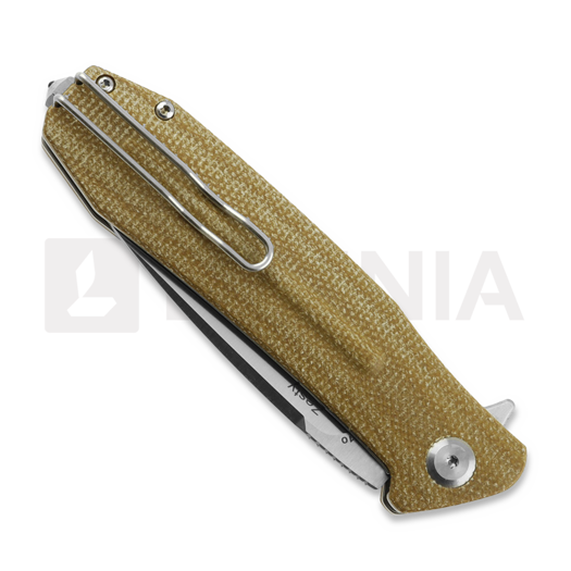 Zav&iacute;rac&iacute; nůž Ironfly Zesty, Khaki Micarta