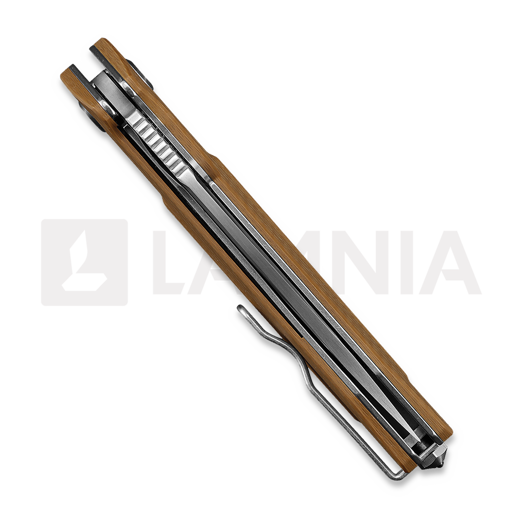 N&oacute;ż składany Ironfly Zesty - Satin - G10 w/CF Texture, brązowa