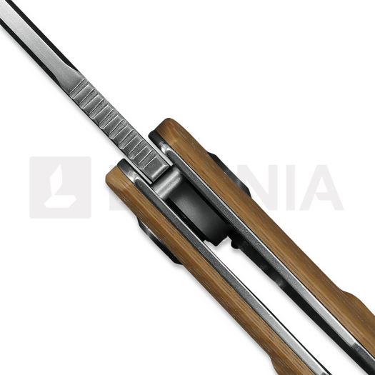 N&oacute;ż składany Ironfly Zesty - Satin - G10 w/CF Texture, brązowa