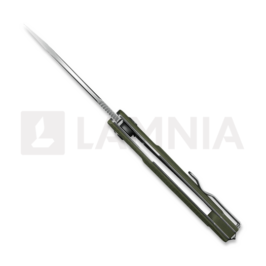 N&oacute;ż składany Ironfly Zesty - Satin - G10 w/CF Texture, oliwkowa