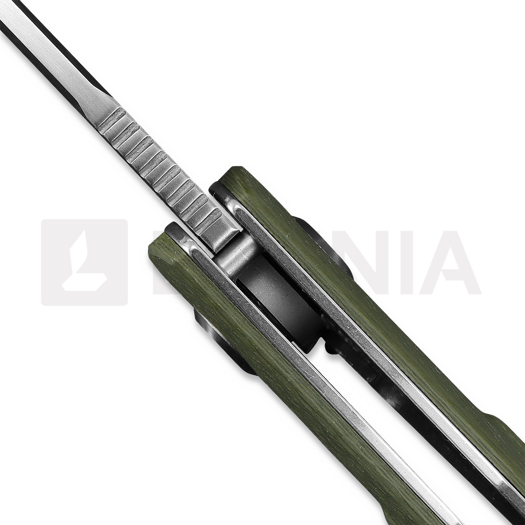 N&oacute;ż składany Ironfly Zesty - Satin - G10 w/CF Texture, oliwkowa