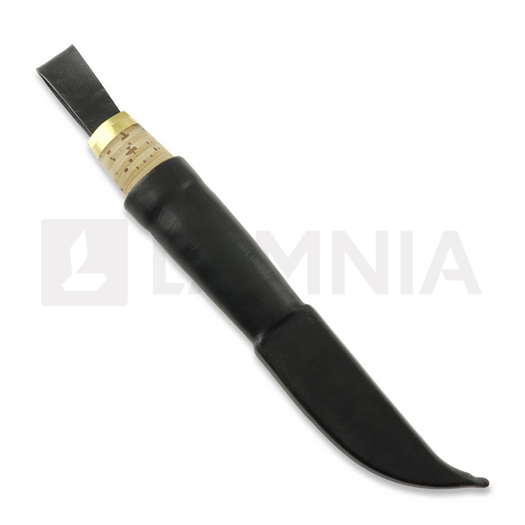 Ismo Kauppinen Birch bark ナイフ, black sheath