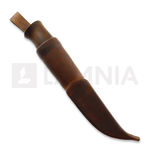 Ismo Kauppinen Bushcraft kniv, birch, dark