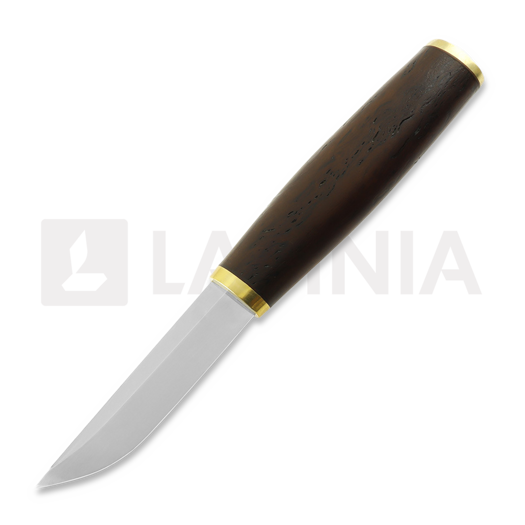 Ismo Kauppinen Bushcraft knife ナイフ, curly, dark