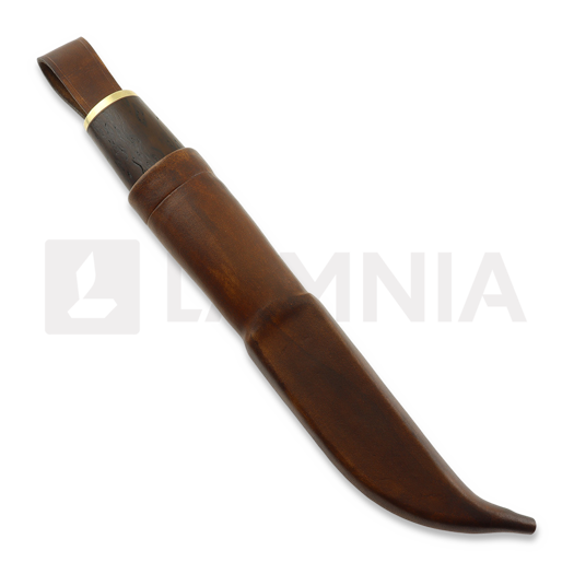 Ismo Kauppinen Bushcraft knife kniv, curly, dark