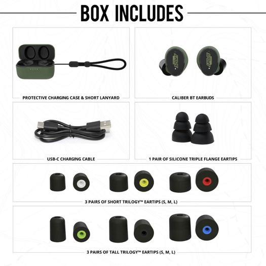 ISOtunes Caliber BT In Ear kuuleva korvatuppa kuulosuojaimet