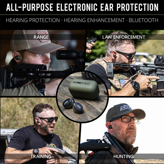 ISOtunes Caliber BT In Ear kuuleva korvatuppa kuulosuojaimet