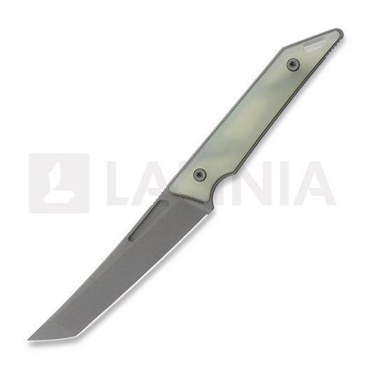 มีด Jake Hoback Knives Goliath Jade G-10