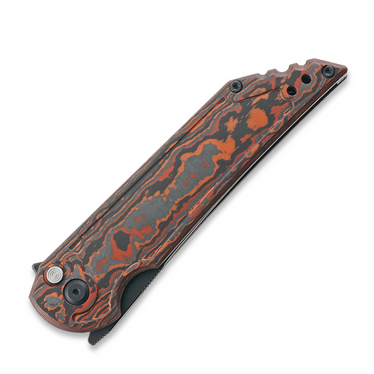 Складний ніж Jake Hoback Knives Kwaiback Button Lock, Mars Valley Fat Carbon