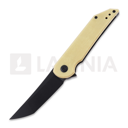 Складний ніж Jake Hoback Knives Radford DLC, Bone Linen Micarta