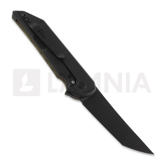 Сгъваем нож Jake Hoback Knives Radford DLC, Green Micarta