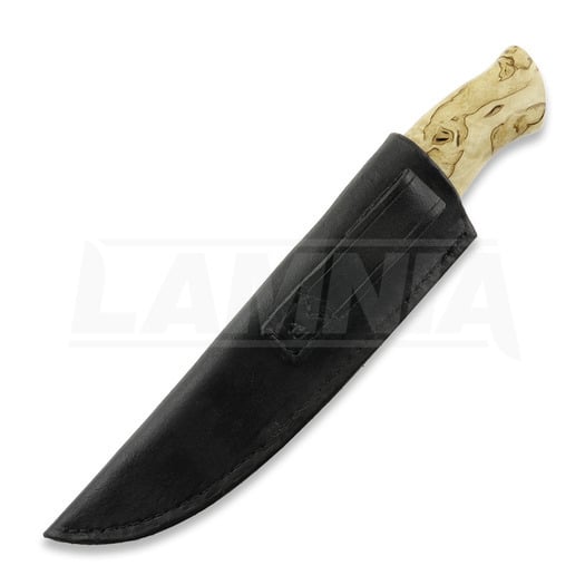 Javanainen Forge Damascus Knife, Polar Bear Pattern