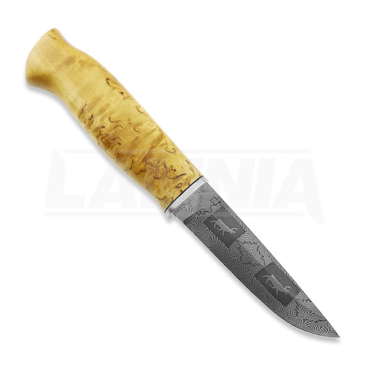 Javanainen Forge Damascus Knife, reindeer Pattern