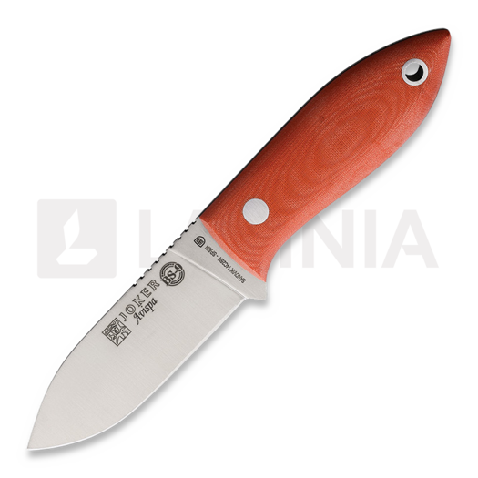 Nóż Bushcraft Joker Avispa, Orange Canvas Micarta