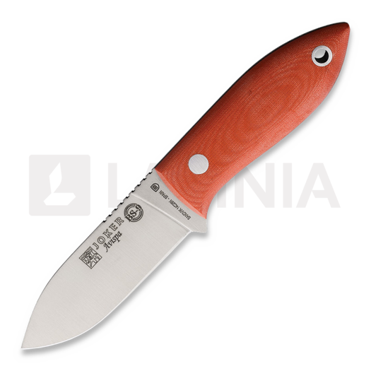 Joker Avispa puukko, Orange Canvas Micarta