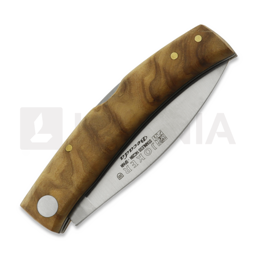Joker Becada sulankstomas peilis, Olive Wood