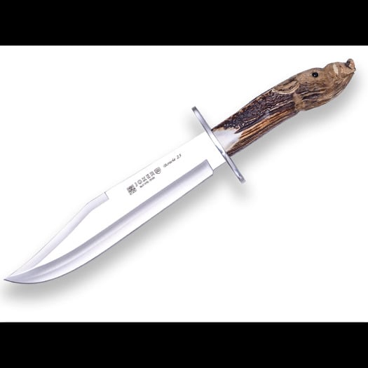 Нож Joker Bowie 25 Hand Carved Stag, Presentation Case