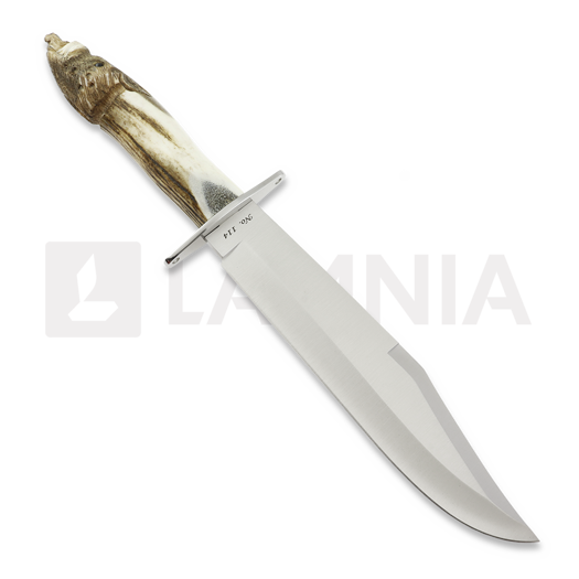 Couteau Joker Bowie 25 Hand Carved Stag, Presentation Case