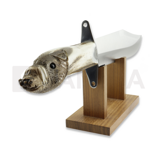 Joker Bowie 25 Hand Carved Stag ナイフ, Presentation Case