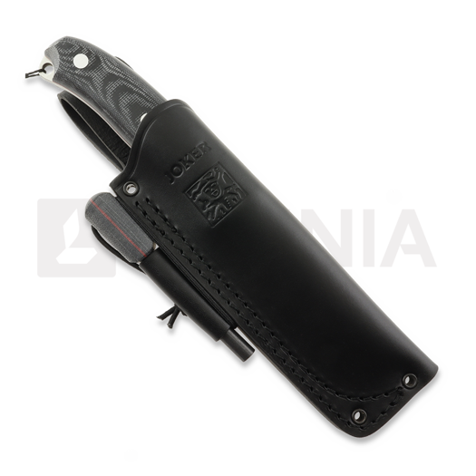 Joker BS9 Ursus i&scaron;gyvenimo peilis, Black Canvas Micarta, Firesteel