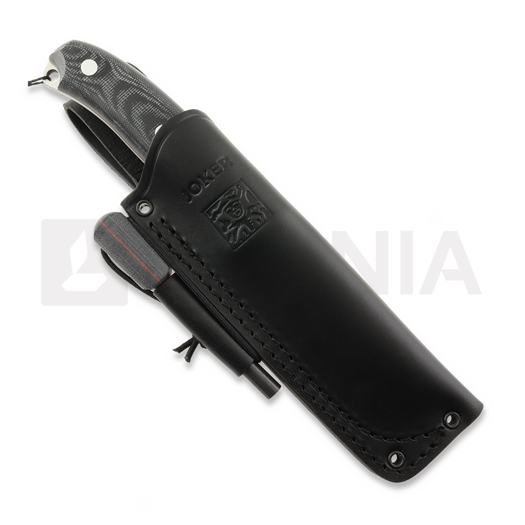 Joker BS9 Ursus išgyvenimo peilis, Black Canvas Micarta, Firesteel