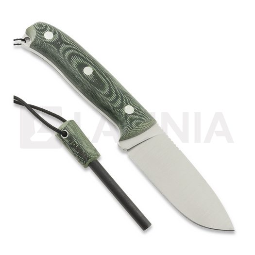 Joker BS9 Ursus i&scaron;gyvenimo peilis, Green Canvas Micarta, Firesteel