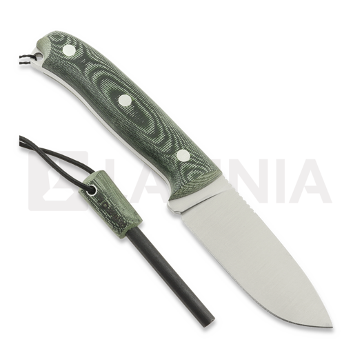 Joker BS9 Ursus išgyvenimo peilis, Green Canvas Micarta, Firesteel