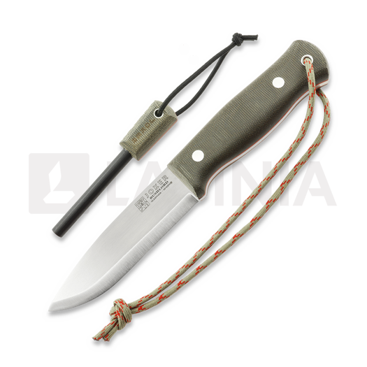 Cuțit Joker Bushlord, Green Micarta, Firesteel