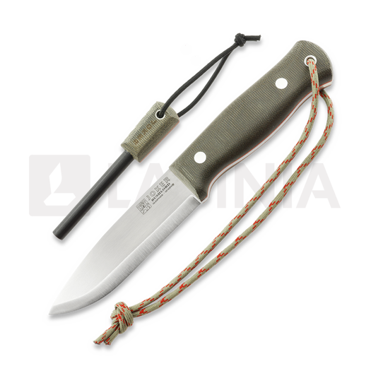 Joker Bushlord 칼, Green Micarta, Firesteel