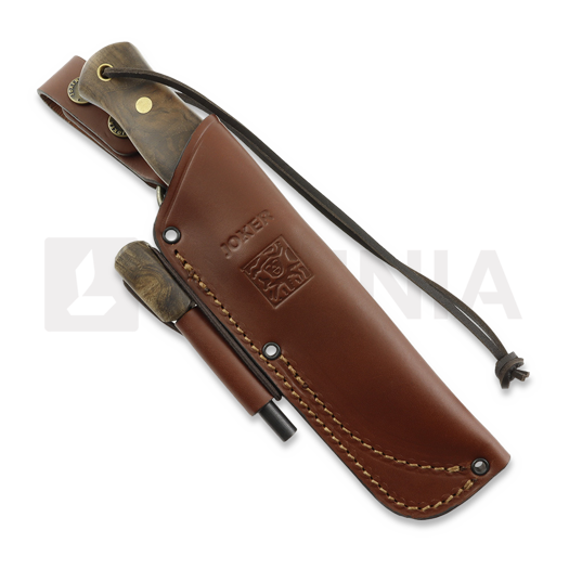 Joker Bushlord puukko, Walnut, Firesteel