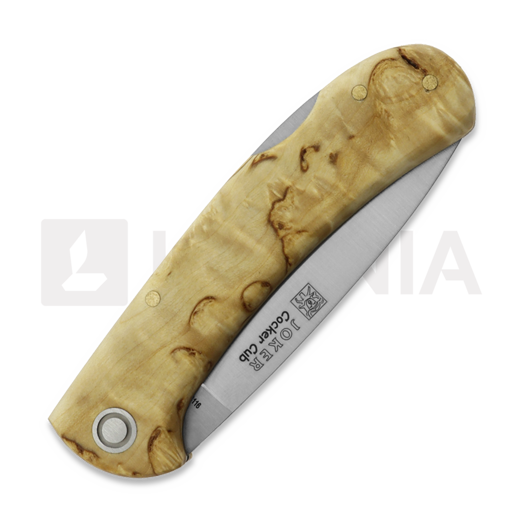 Joker Cocker Cub folding knife, Curly Birch