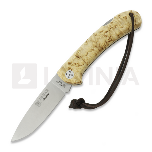Joker Cocker foldekniv, Curly Birch