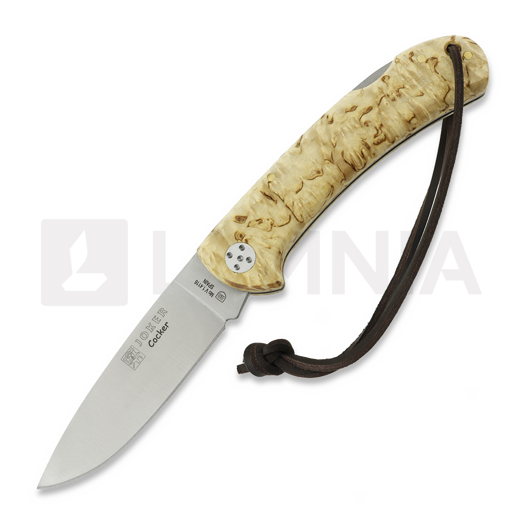 Joker Cocker kääntöveitsi, Curly Birch