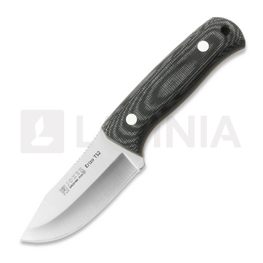 Nóż Joker Erizo TS2 Black Canvas Micarta, Kydex + Firesteel