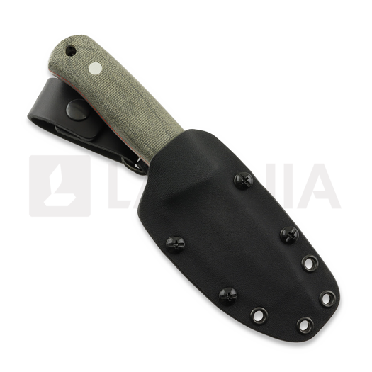 Joker Erizo TS2 Green Canvas Micarta veitsi, Kydex