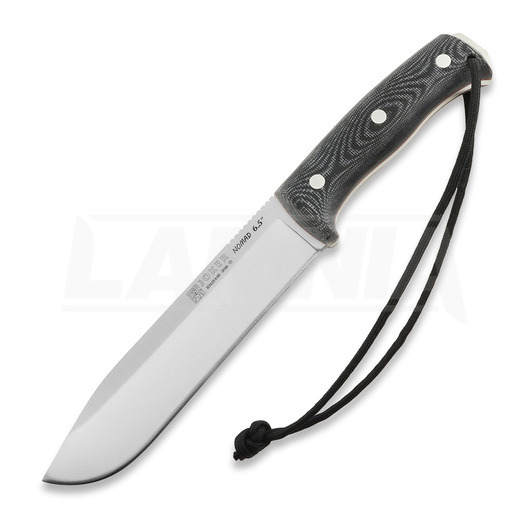 Bushcraft nôž Joker Nomad 6.5 Kydex, Black Micarta
