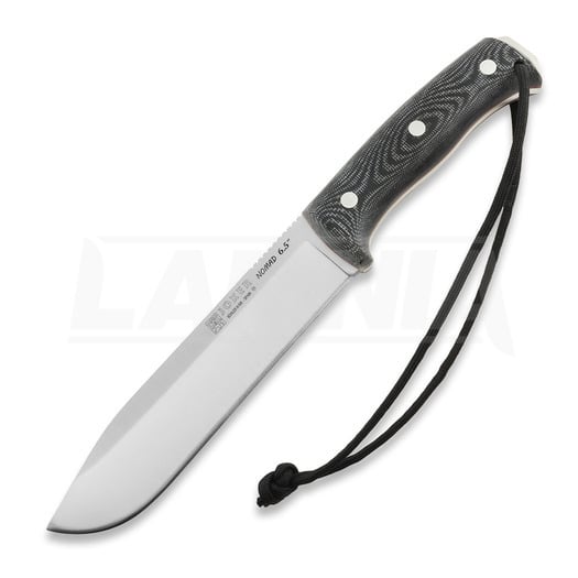 Cuțit bushcraft Joker Nomad 6.5 Kydex, Black Micarta