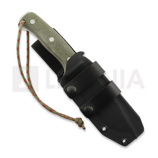 Joker Nomad Kydex Outdoormesser, Green Canvas Micarta