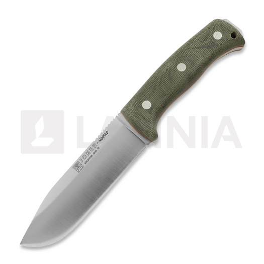 Joker Nomad Kydex puukko, Green Canvas Micarta, Firesteel