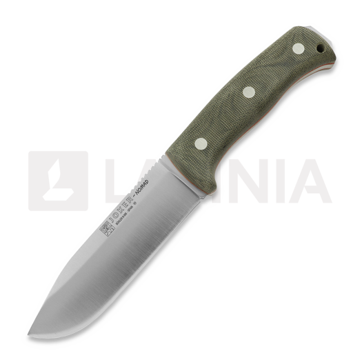 Joker Nomad Kydex puukko, Green Canvas Micarta, Firesteel