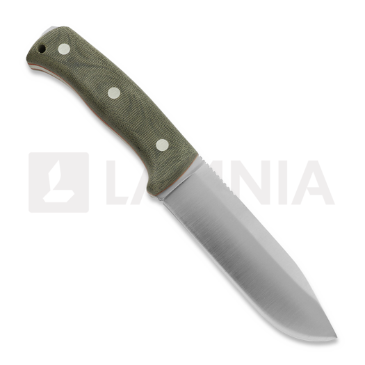 Joker Nomad Kydex bushcraft peilis, Green Canvas Micarta, Firesteel