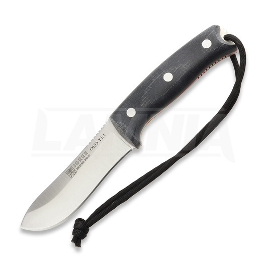 Bushcraft nôž Joker OSO TS1, Black Jute Micarta, Firesteel
