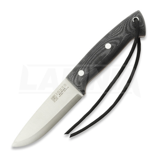 มีดพกเดินป่า Joker Ranger Scandi, Black Canvas Micarta, Firesteel