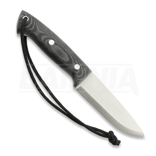 Joker Ranger Scandi puukko, Black Canvas Micarta, Firesteel